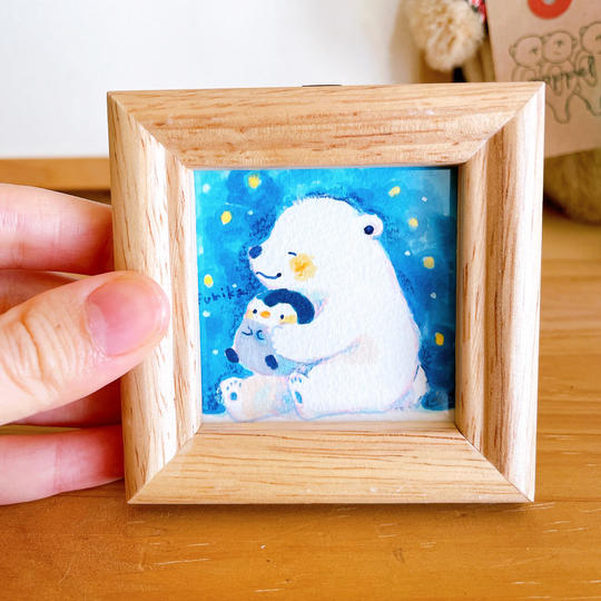 ミニ原画（夜空の下）