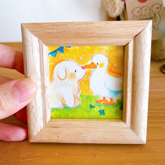 ミニ原画（ごあいさつ）