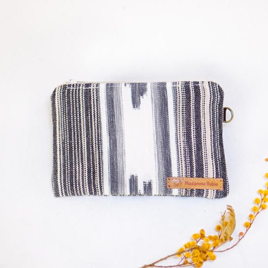 「行った気分になれる」伝統生地ポーチ＋「マヨルカ島の写真付き」サンクスカード021