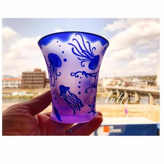 海のクラゲさんグラス　早期お値引き10個限定