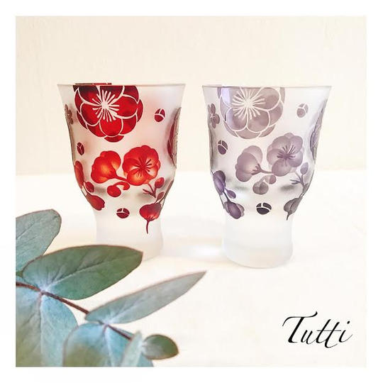 梅ちょこペアグラス　早期早割り