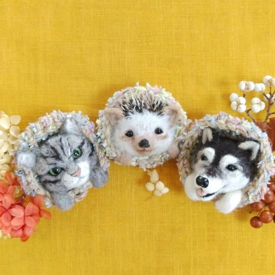 「かご入りうちの子」完成品