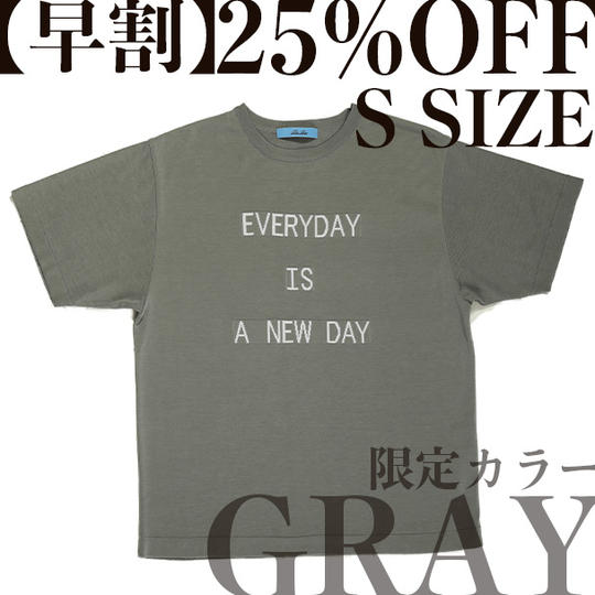 【早割】”EVERYDAY"DressT限定カラー”GRAY 25%OFF