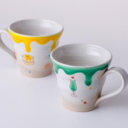 【通常価格12,100円】ペアマグ　クリームソーダ&パンケーキ