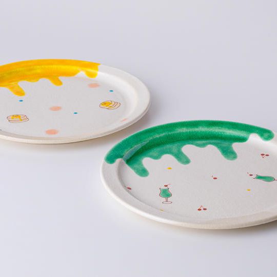 【通常価格14,300円】ペア朝食プレート　メロンソーダ&パンケーキ