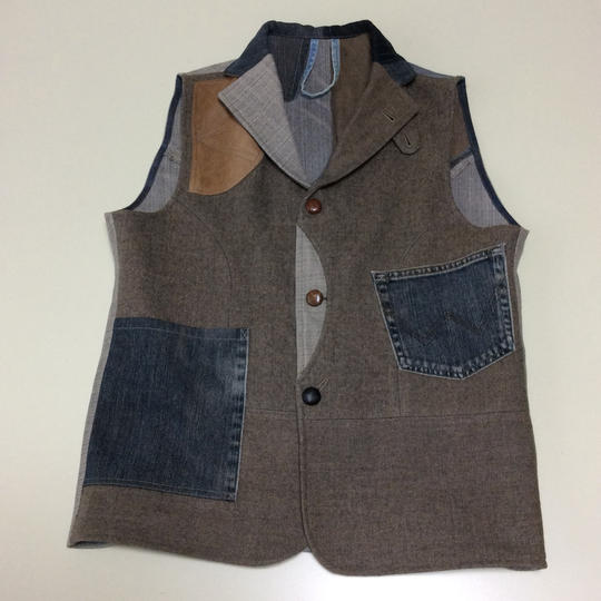 ツイードデニムゲームベスト
