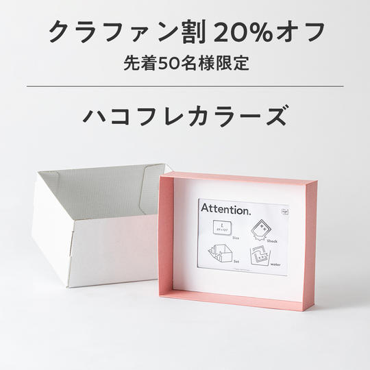 【クラファン割 20%オフ】ハコフレカラーズ