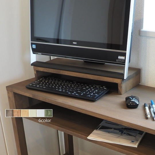 【10％お得な早割！】色が選べる デスクトップモニター台