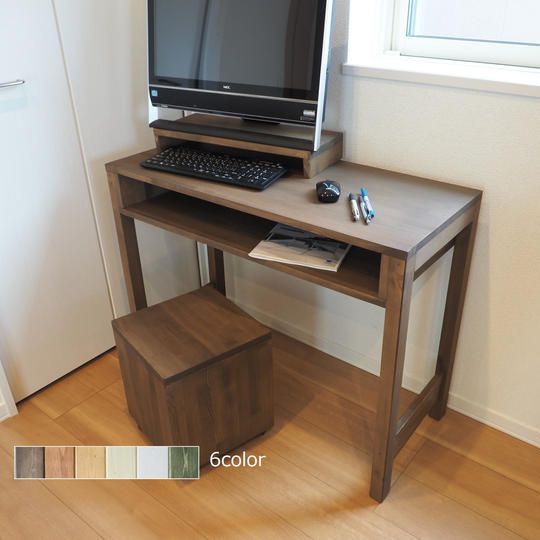 【数量限定早割】CreemaSPRINGS限定特別セット『ワークデスク　×　デスクトップモニター台』