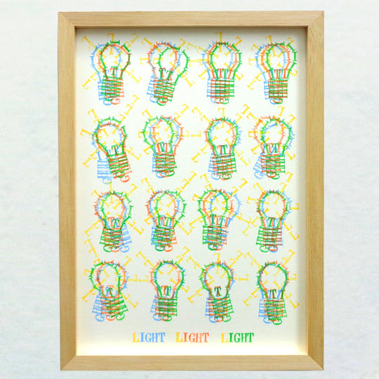 一点物　豆電球の作品　#1