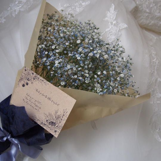 心が笑顔になる魔法の花束 ④ブルー