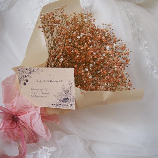 心が笑顔になる魔法の花束 ②オレンジ