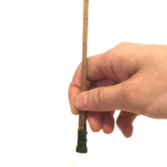 お礼の型染めハガキ