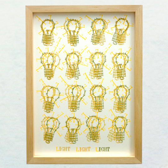 一点物　豆電球の作品　#2	