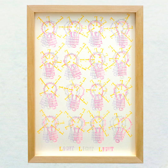 一点物　豆電球の作品　#3