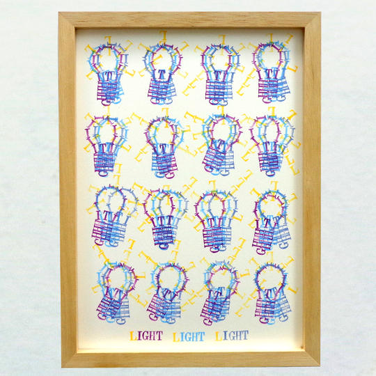 一点物　豆電球の作品　#4