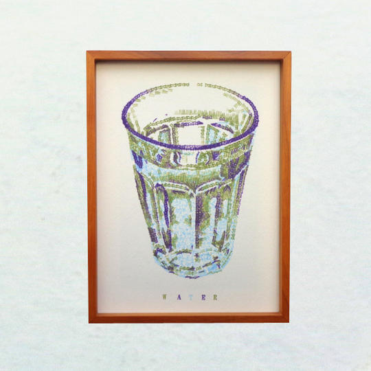 一点物　ガラスコップの静物画　③