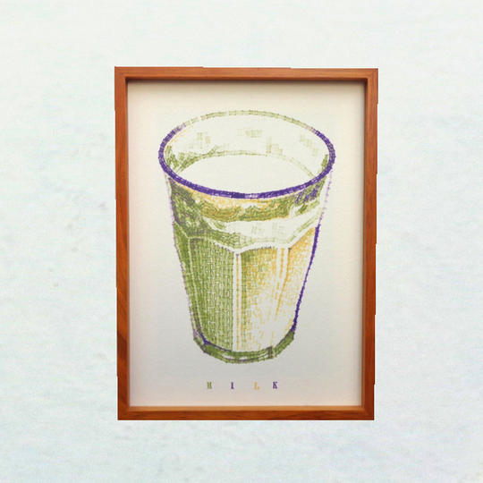 一点物　ガラスコップの静物画　④