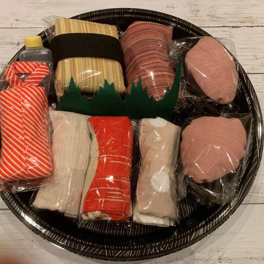 八千代寿し　オリジナルベビーグッズにぎり寿司　竹8貫