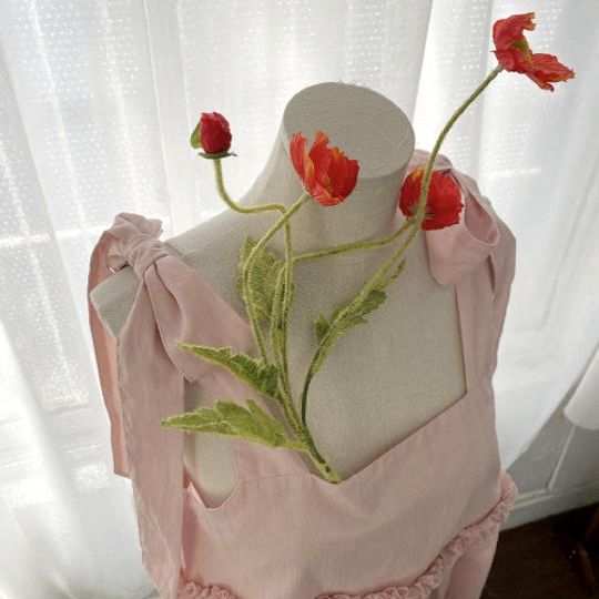 19.アジサイリボンフリル上衣(5色)