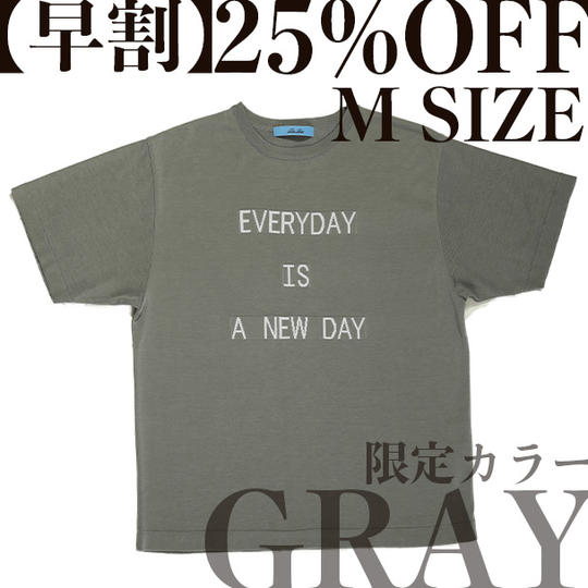 【早割】”EVERYDAY"DressT限定カラー”GRAY 25%OFF