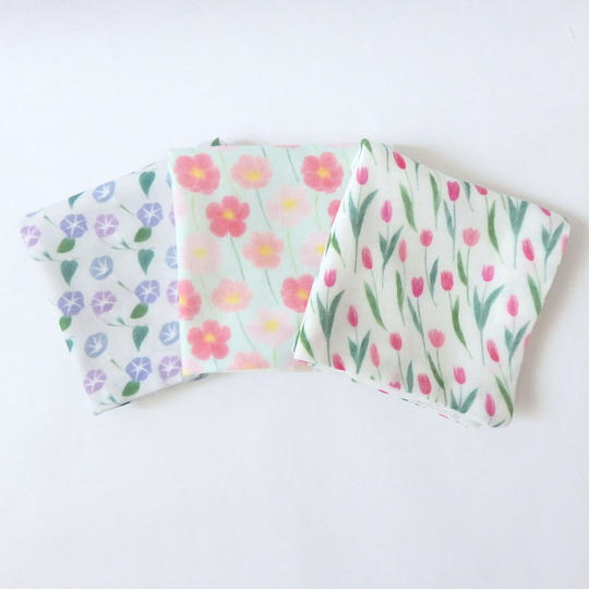 Creema springs限定セット 選べるガーゼハンカチ3枚