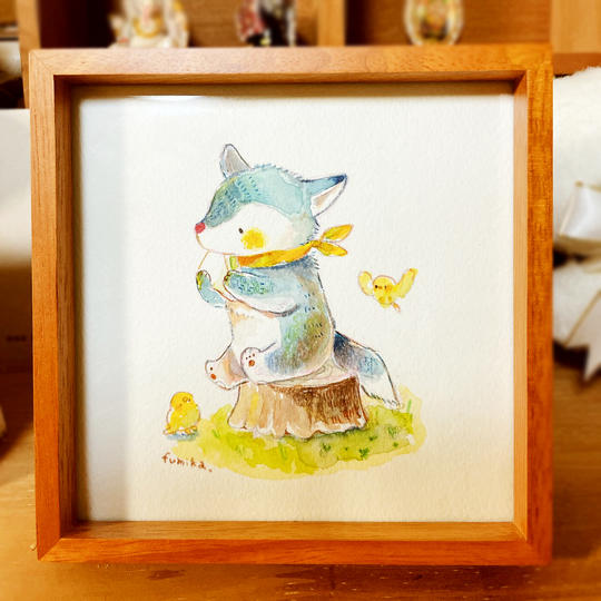 正方形原画（お昼ご飯は）