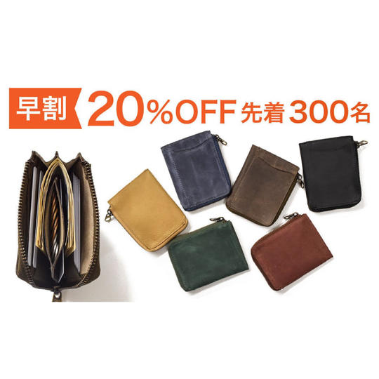 【早割20％OFF】  断捨離のいらない小さな仕分け人  コンパクトウォレット「TIDY one」 1点 