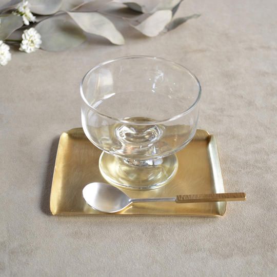 真鍮トレー・カトラリーの２点セット