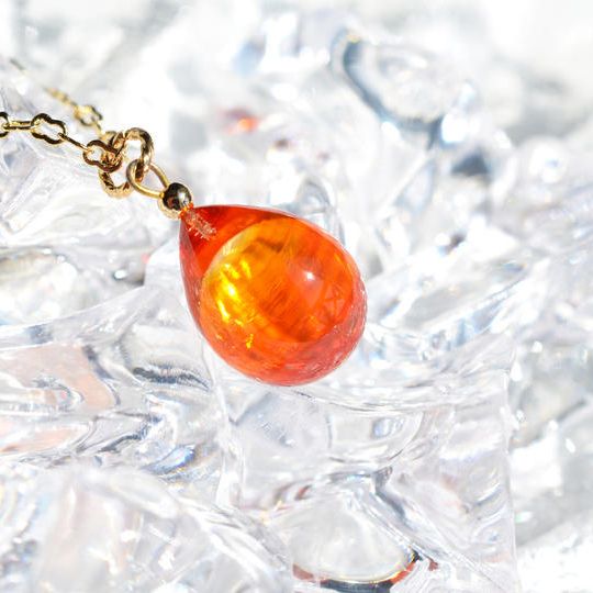 evening sunカラーネックレス