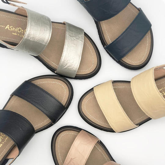 【好評につき追加！】レザーサンダル	