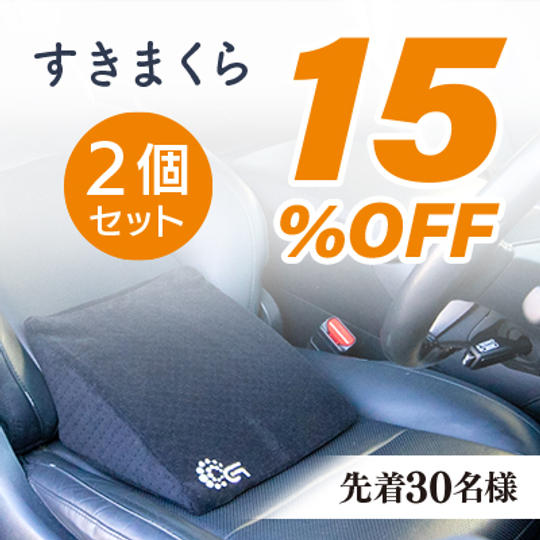 【15%OFF】<セット割>すきまくら2個