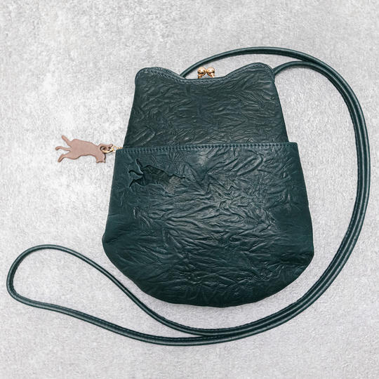 スマホポシェット 【ブルーグレー】 ＋ < 保護ネコ寄付クーポン ¥1,200付き >