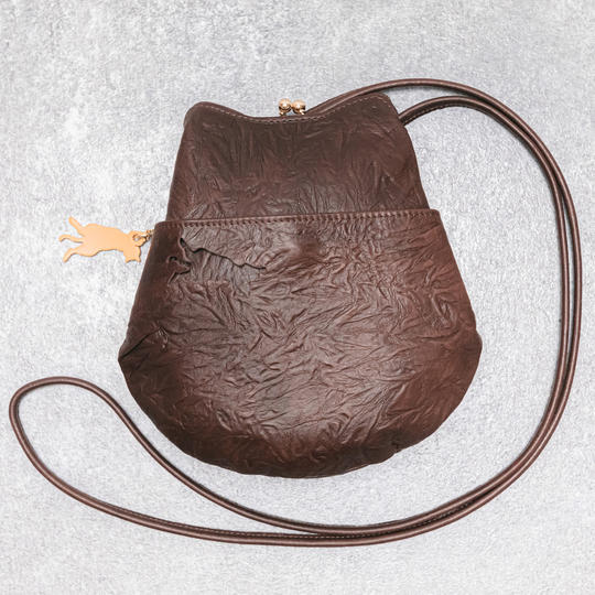 スマホポシェット 【マホガニーブラウン】 ＋ < 保護ネコ寄付クーポン ¥1,200付き >