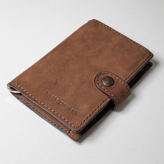 iClutch 財布 ヌバック Col.ブラウン