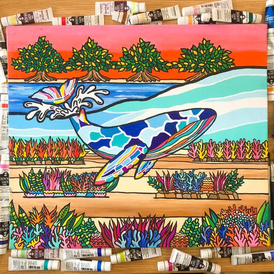 フルオーダー キャンバス画 原画お渡し