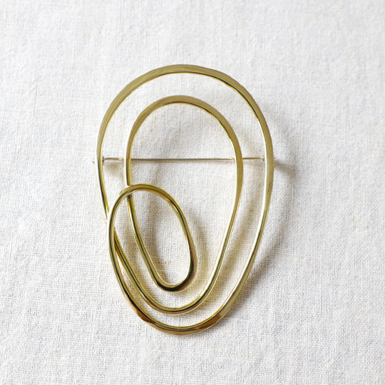 Creema SPRINGS限定：ぐるぐる渦巻く：観世水（ゴールド）