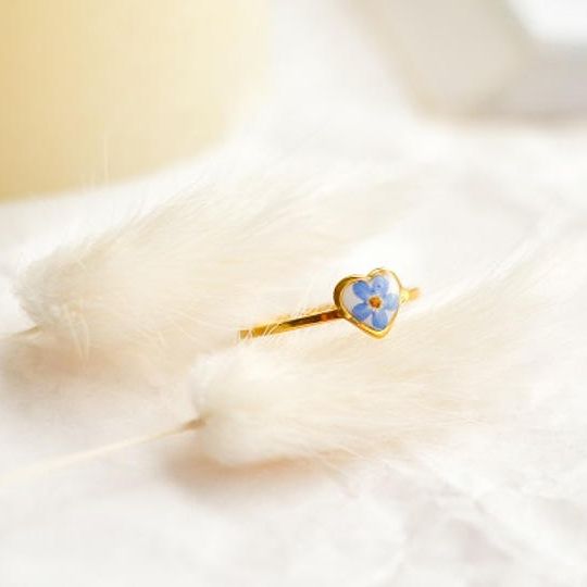Forget me not golden ring  (6号US)