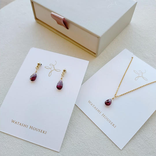 わたしほうせきオリジナル WATASHI Gem K14GF天然石ジュエリー2点福袋