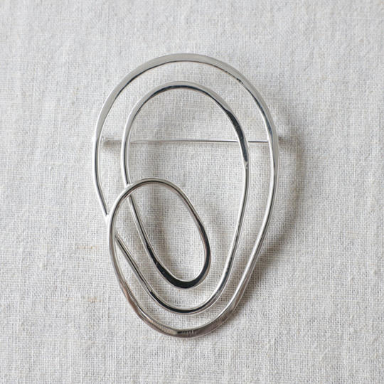 Creema SPRINGS限定：ぐるぐる渦巻く：観世水（シルバー）