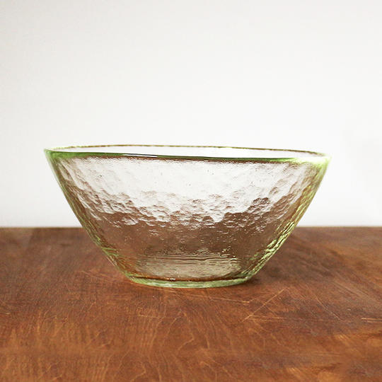 【新商品・早割】リサイクルガラスのフリーボウル ライム　2個セット