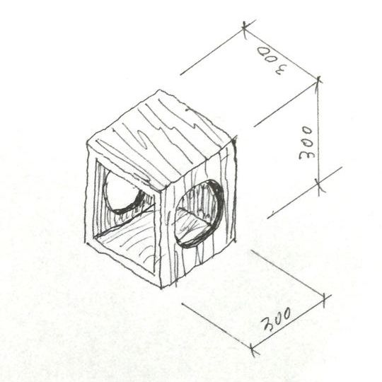 猫家具　猫ボックス2