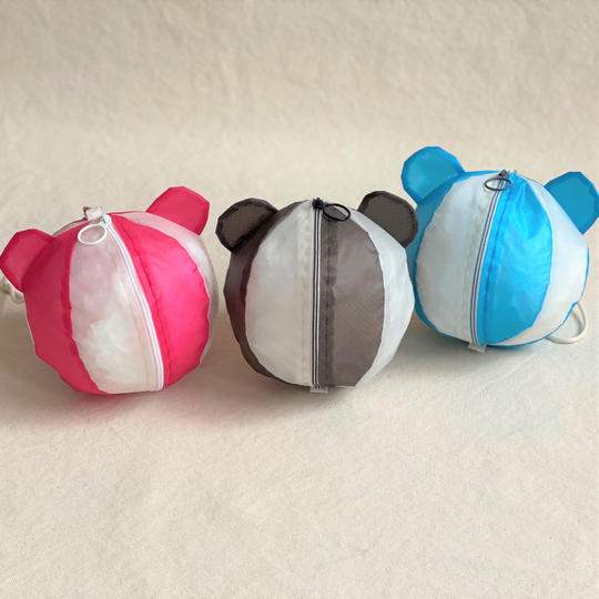 コーデュラリップ　紙風船ポーチ　パンダ　+端切れ