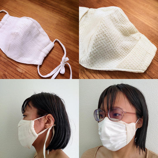 ⑩羽心地（はごこち）マスク or マスクカバー【①～⑥のお洋服とのセット】