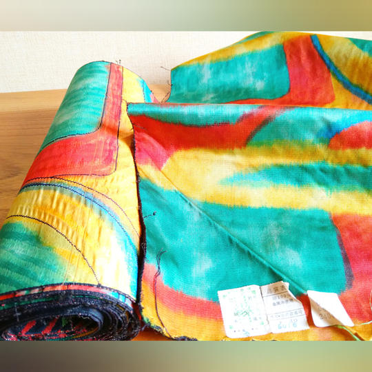 和装バッグ　本革と帯のコラボ　②