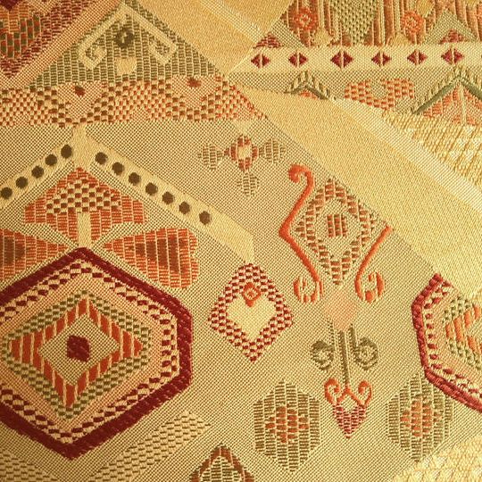 和装バッグ　本革と帯のコラボ　③