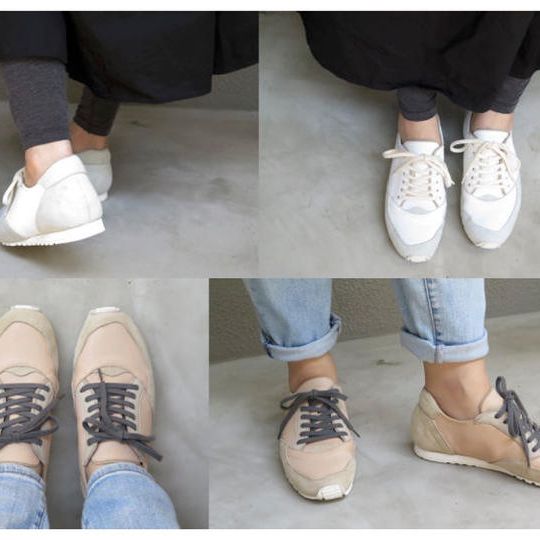 EMAのレザースニーカー