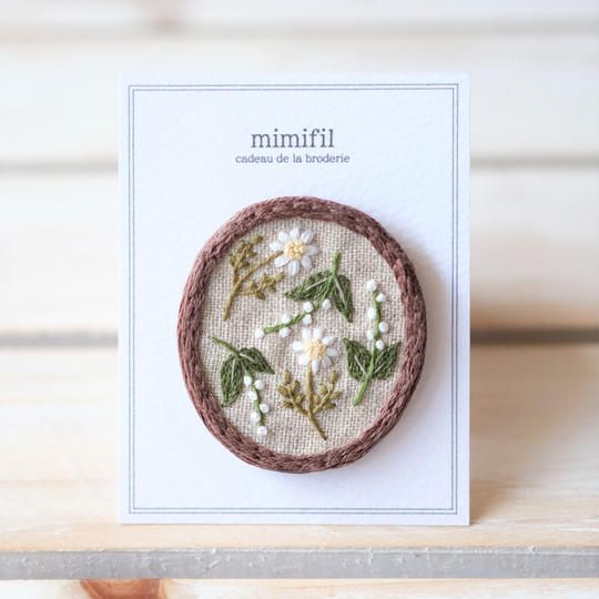 【カスタムオーダー】選べるお花のブローチ