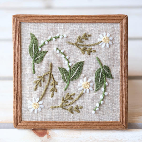 【カスタムオーダー】選べるお花のミニファブリックパネル