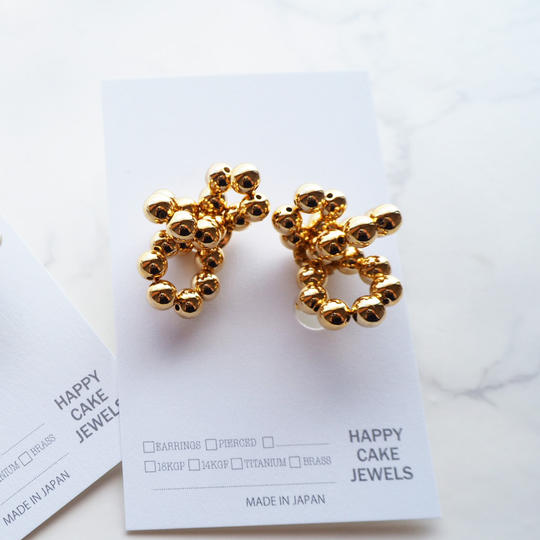 Bubbleピアス・イヤリング(Gold)